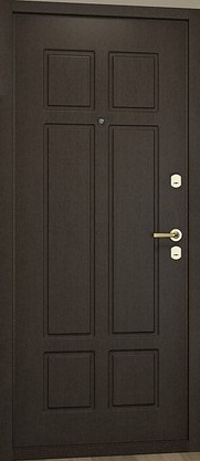 Металлическая дверь БульДорс 5 венге